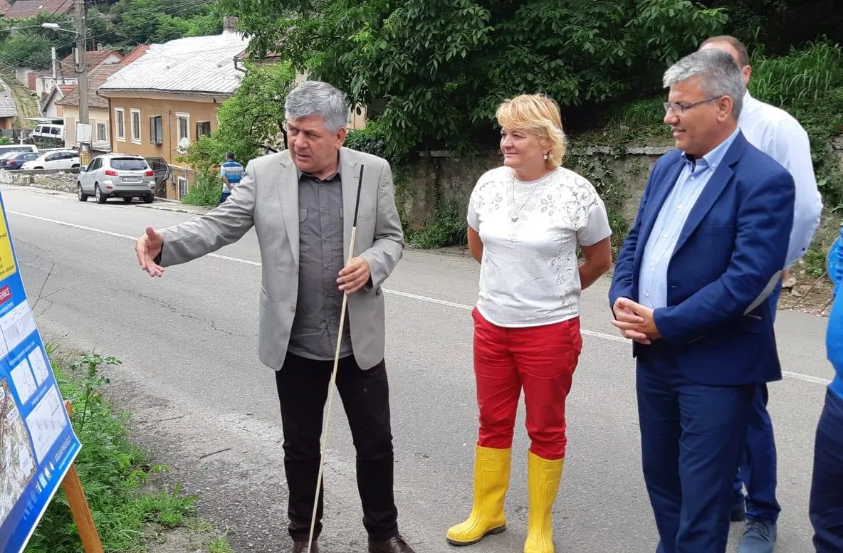 Ministrul Apelor și Pădurilor a evaluat pagubele din Vaideeni !