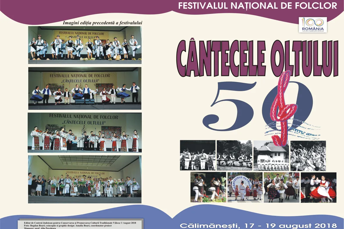 Festivalul Național de Folclor "Cântecele Oltului", la Călimanești !