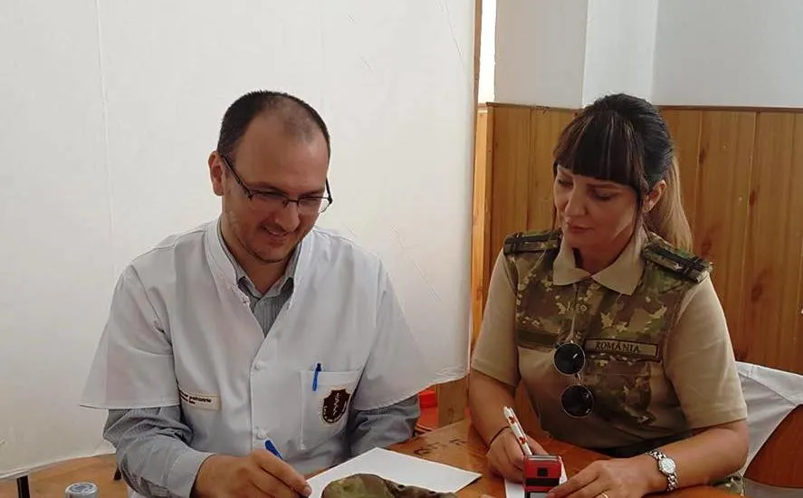 Caravana medicală „Uniți sub tricolor prin sănătate” a ajuns astazi intr-o comuna valceana