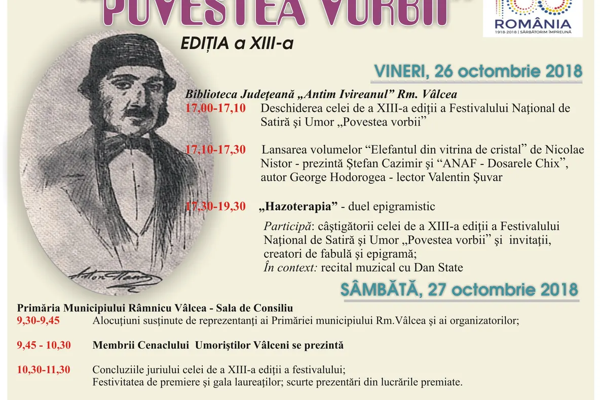Festival național de satiră și umor la Vâlcea !