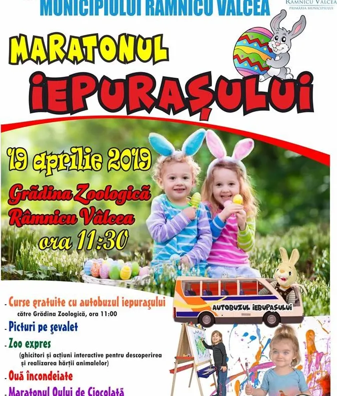 Maratonul iepurașului la grădina zoologică din Râmnic