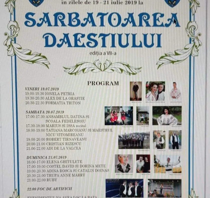 "Sărbătoarea Dăeștiului", gata de start !