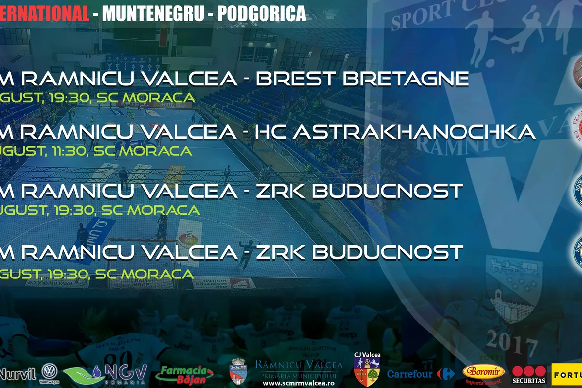 Campioanele Romaniei la handbal merg in Muntenegru