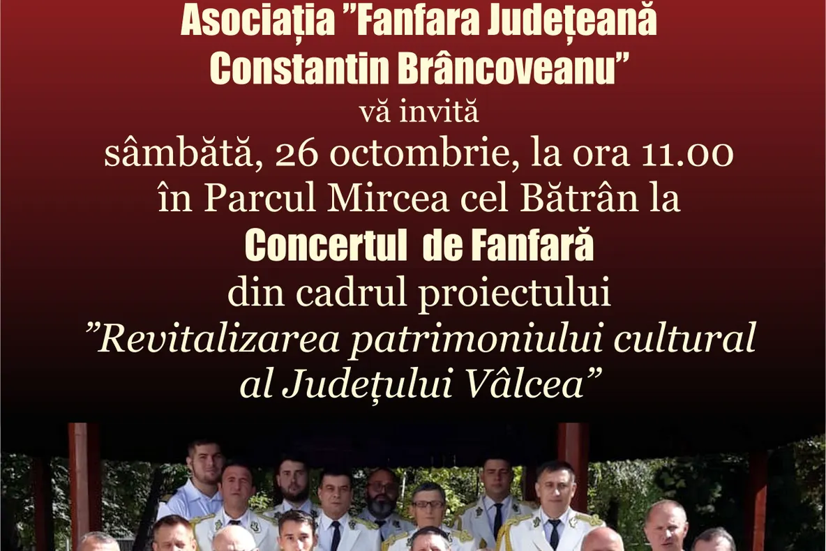 Concert al Fanfarei ”Constantin Brâncoveanu”