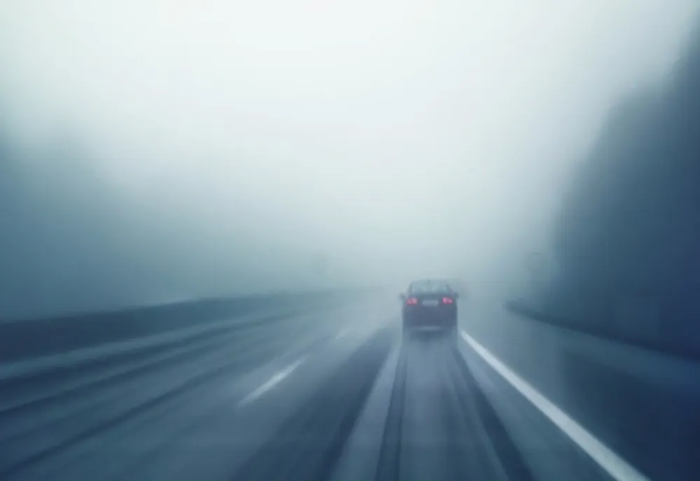 Ceață densă pe autostrada A2 București- Constanța