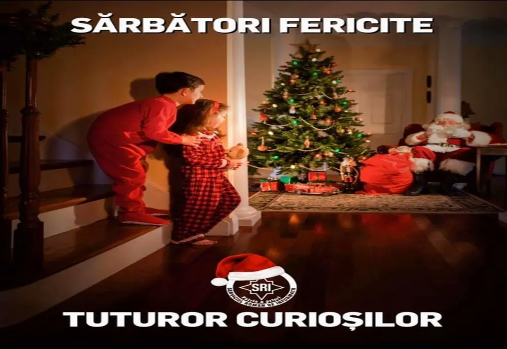 Un nou mesaj inedit transmis de SRI cu prilejul Crăciunului