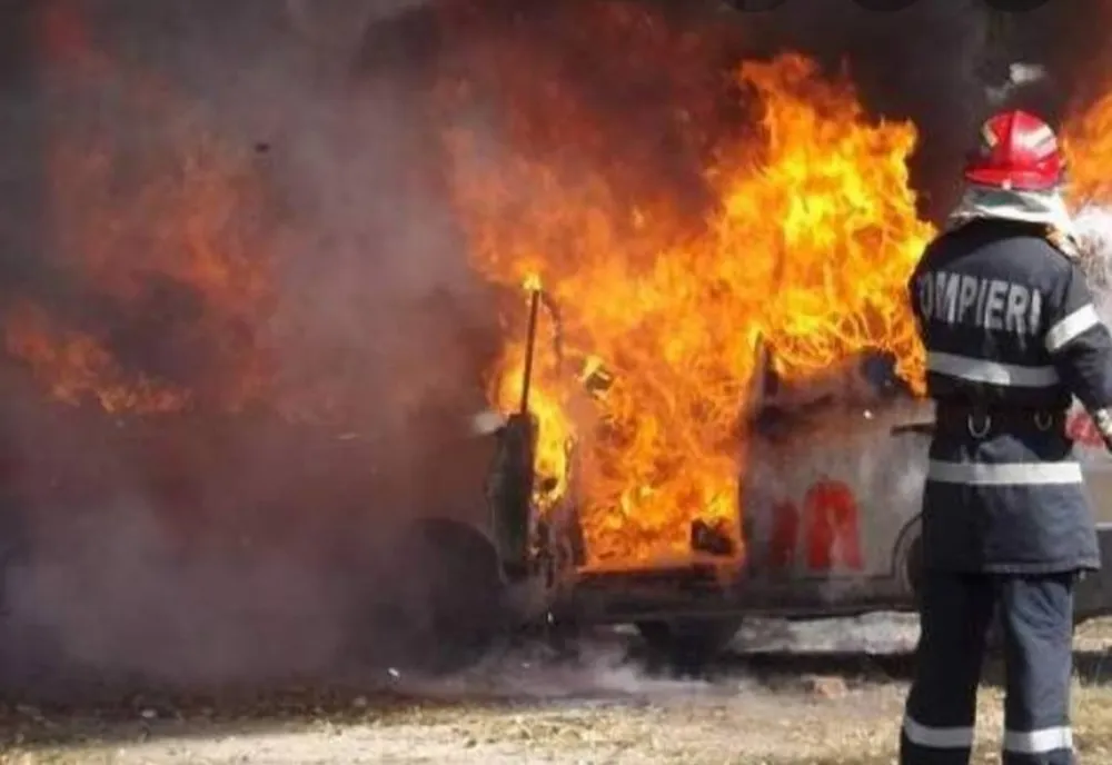 Incendiu la Vâlcea