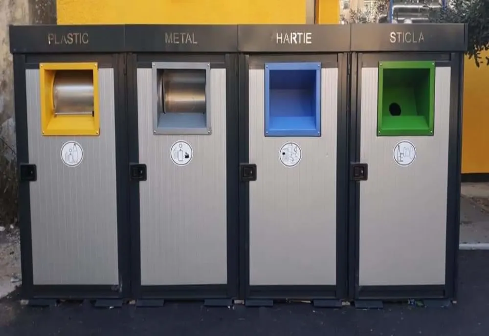 11 puncte de colectare şi alte 6 containere pentru deșeuri reciclabile