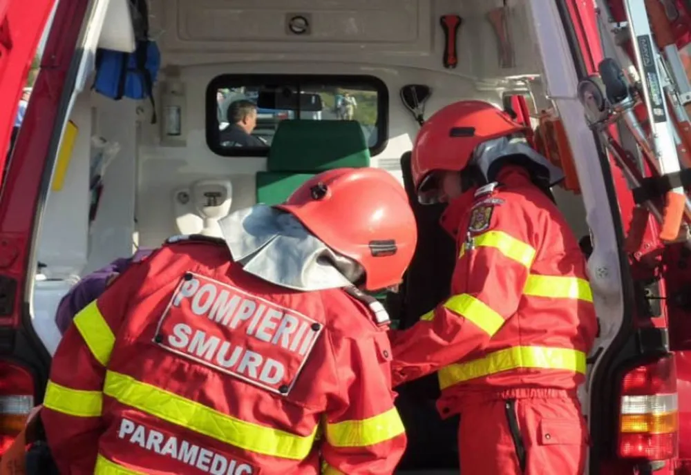 Accident pe DN 7, în Vâlcea. Traficul se desfăşoară pe un singur sens