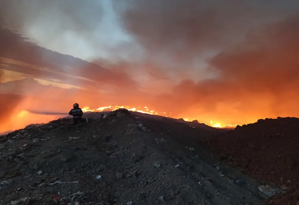 Incendiu de fond forestier în Munții Căpățânii, județul Vâlcea