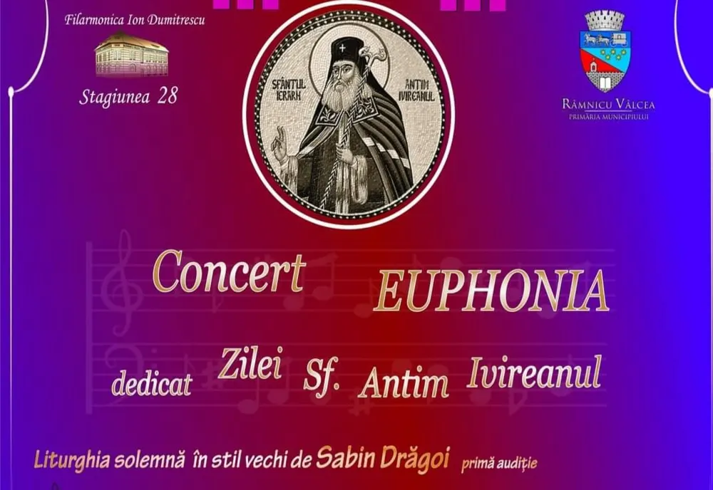 Concert dedicat Zilei Sfântului Antim Ivireanul la Filarmonică