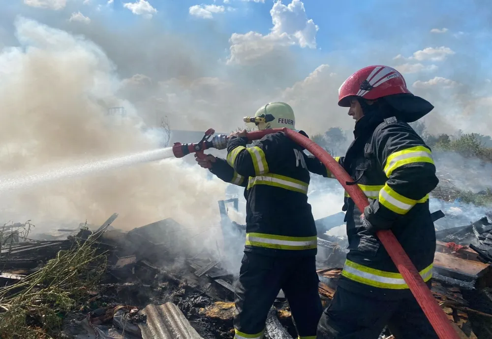 Incendiu la o casă din Vâlcea