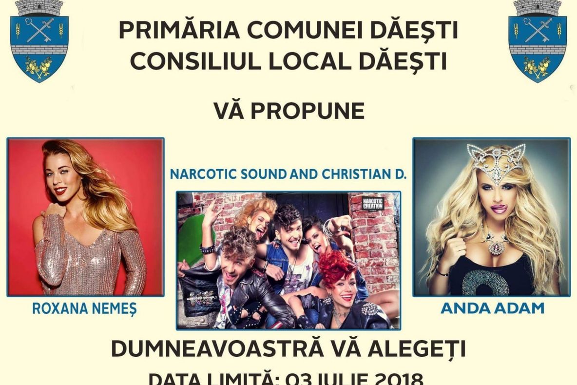 In comuna Daesti...se voteaza, pana pe 3 iulie !