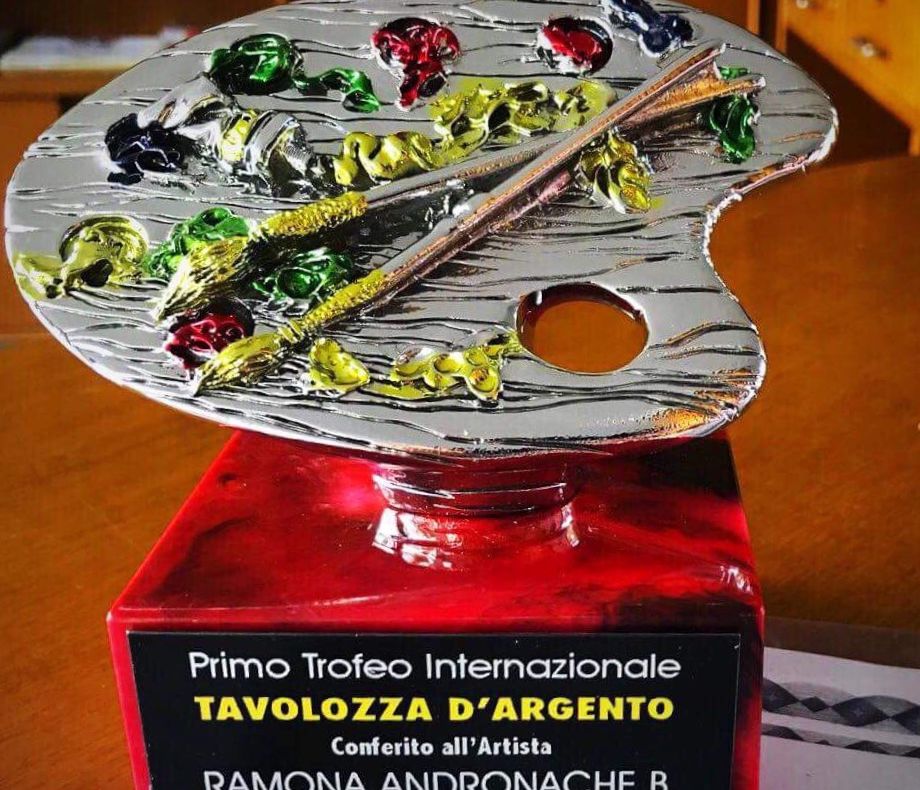 “Tavolozza d’Argento”, un nou trofeu pentru pictorita Ramona Andronache
