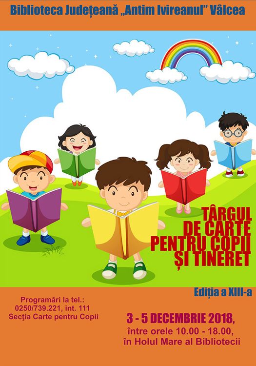 La Vâlcea a început Târgul de Carte pentru tineri