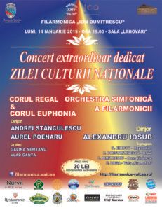 Concert extraordinar de Ziua Culturii Nationale !