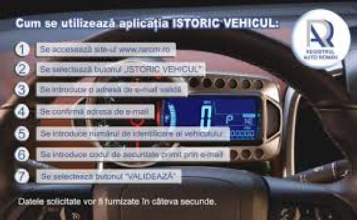 "Istoric vehicul", lansat astăzi