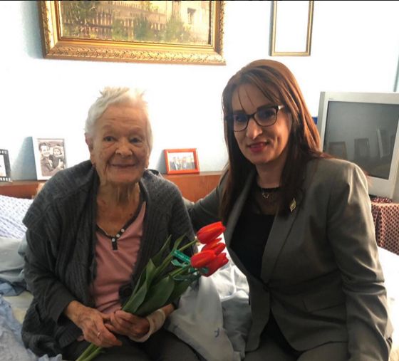 Singura femeie veteran de război din județul Vâlcea, sărbătorită cu prilejul Zilei Internaţionale a Femeii