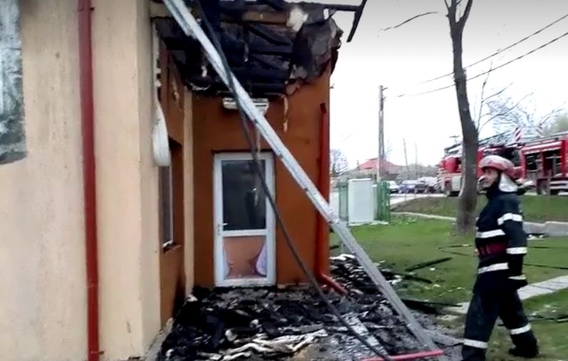 Incendiu în Făurești la grădinița cu program normal