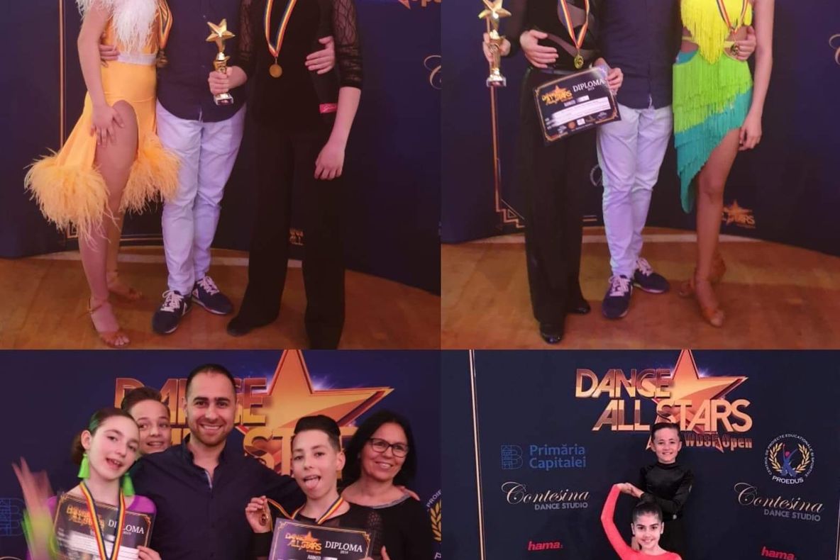 Dansatorii lui Alexandru Runceanu au strălucit din nou, la "Dance All Stars International 2019"