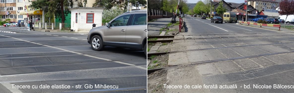 Primăria va amenaja cu dale elastice încă trei treceri de cale ferată din municipiu
