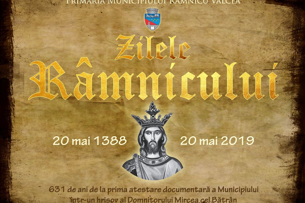 Zilele Râmnicului – 631 de la prima atestare documentară a municipiului