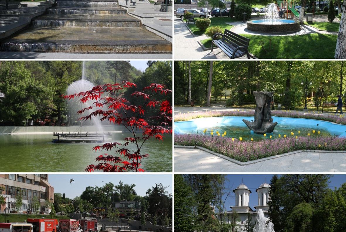 Fântânile arteziene ale Râmnicului aduc un plus de farmec spaţiilor publice