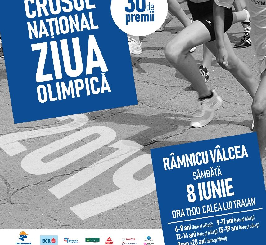Crosul Naţional ”Ziua Olimpică” se desfăşoară la Râmnicu Vâlcea !