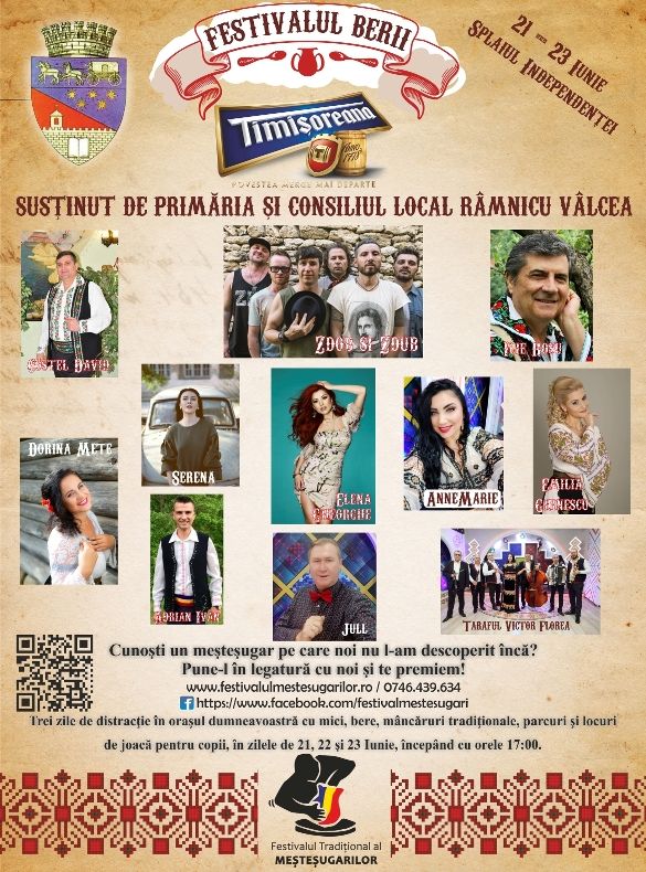 Zdob şi Zdub, Elena Gheorghe şi alţi interpreţi vor cânta pe Splaiul Independenţei