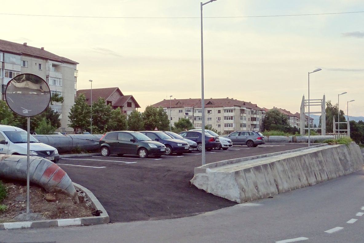 O nouă parcare în cartierul Ostroveni