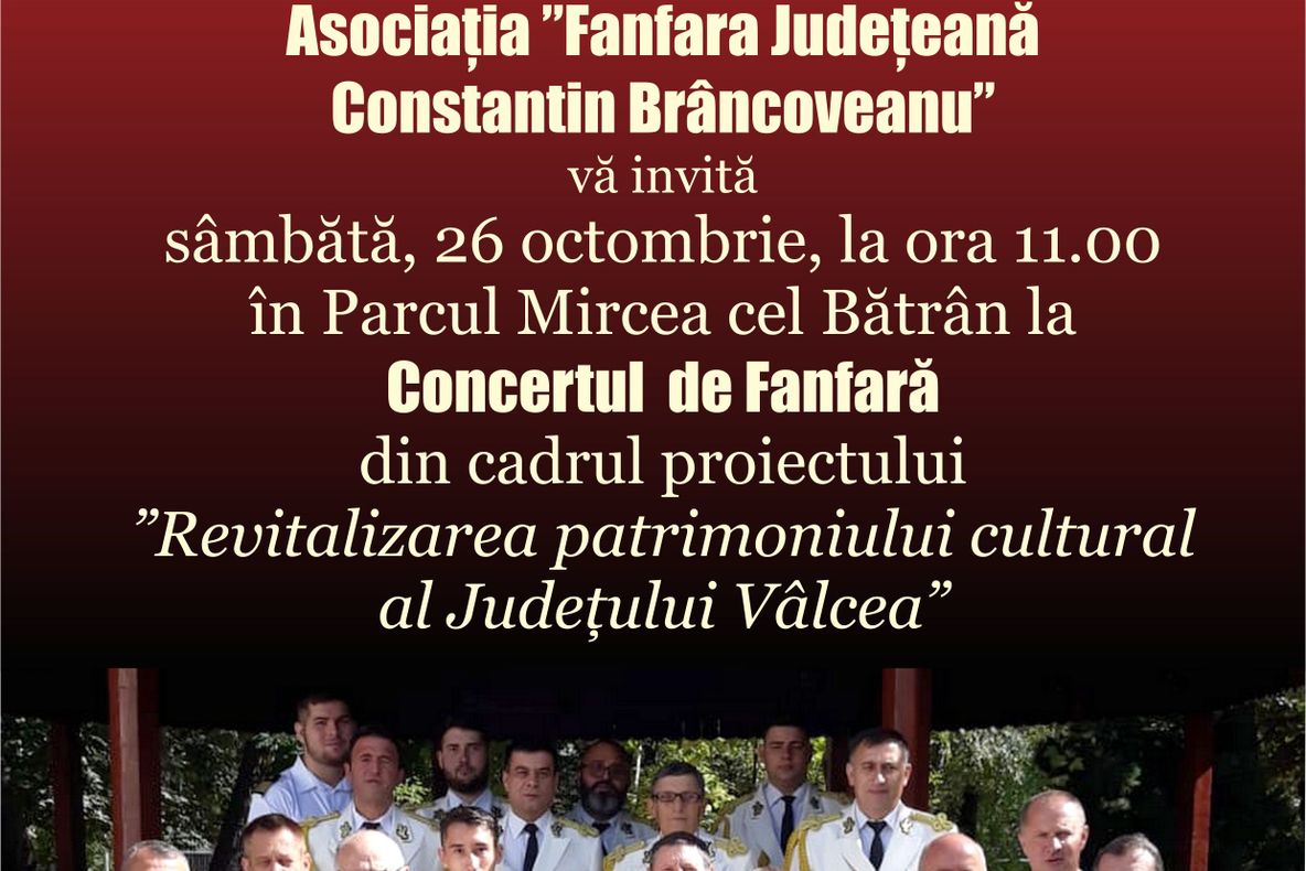 Concert al Fanfarei ”Constantin Brâncoveanu”