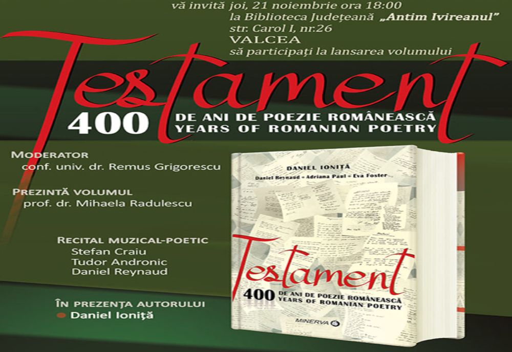 400 de ani de poezie românească