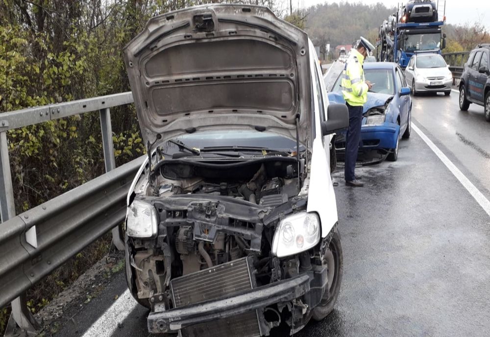 Accident la Milcoiu, pe DN 7 !