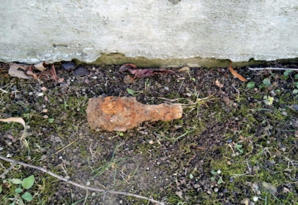 Muniție de război descopetită în Râmnicu Vâlcea