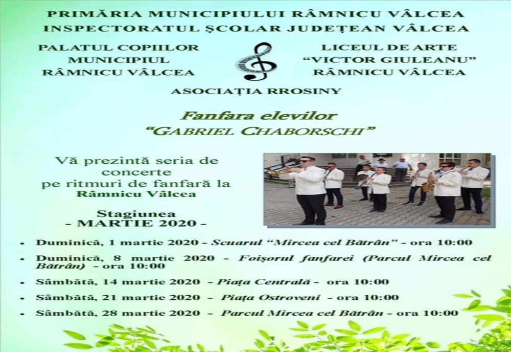 Fanfara revine printre râmniceni