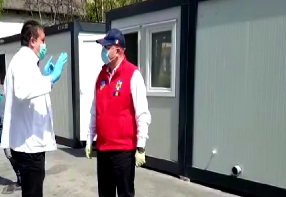 Patru containere modulare, achiziționate de CJ Vâlcea, au fost instalate la Spitalul Județean