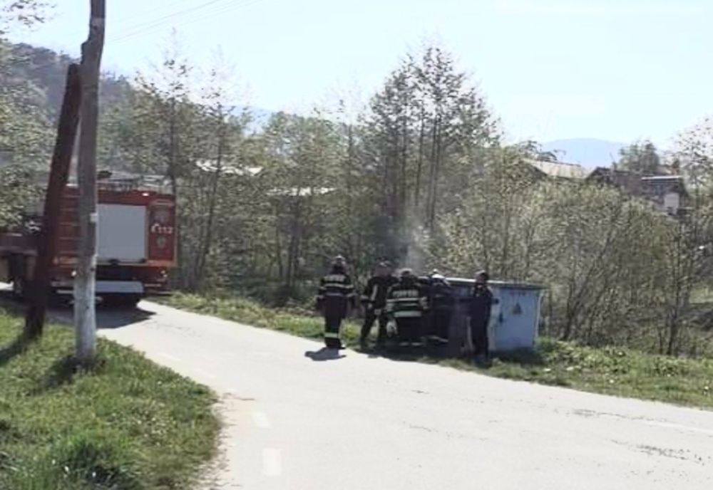 Incendiu astăzi în localitatea Dăești