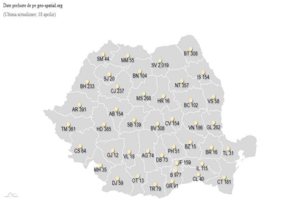 Noi decese din cauza coronavirus, în România. Bilantul total a ajuns la 421