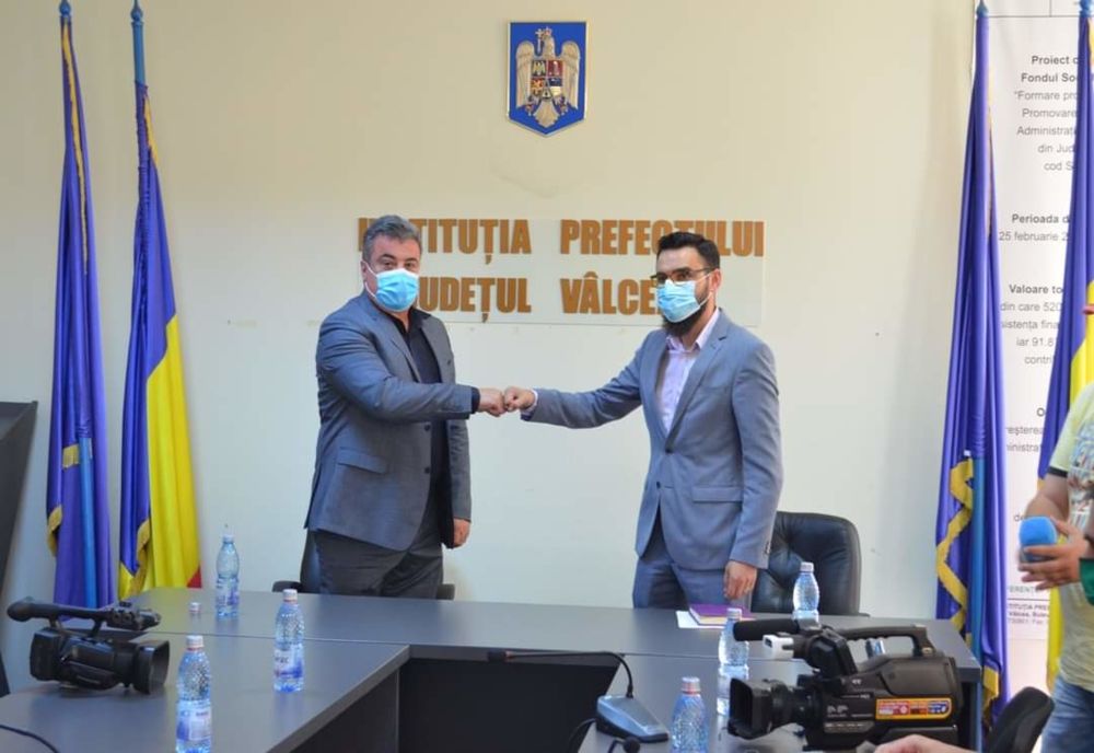 Conferință comună la Prefectura Vâlcea