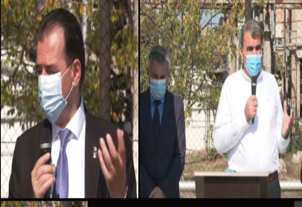 Premierul Ludovic Orban în județul Vâlcea.  216 milioane de euro pentru 34 de localităţi