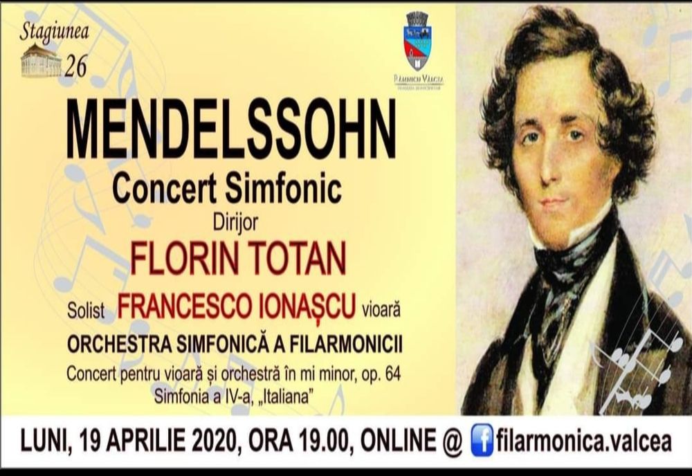 Concerte online la filarmonica vâlceană