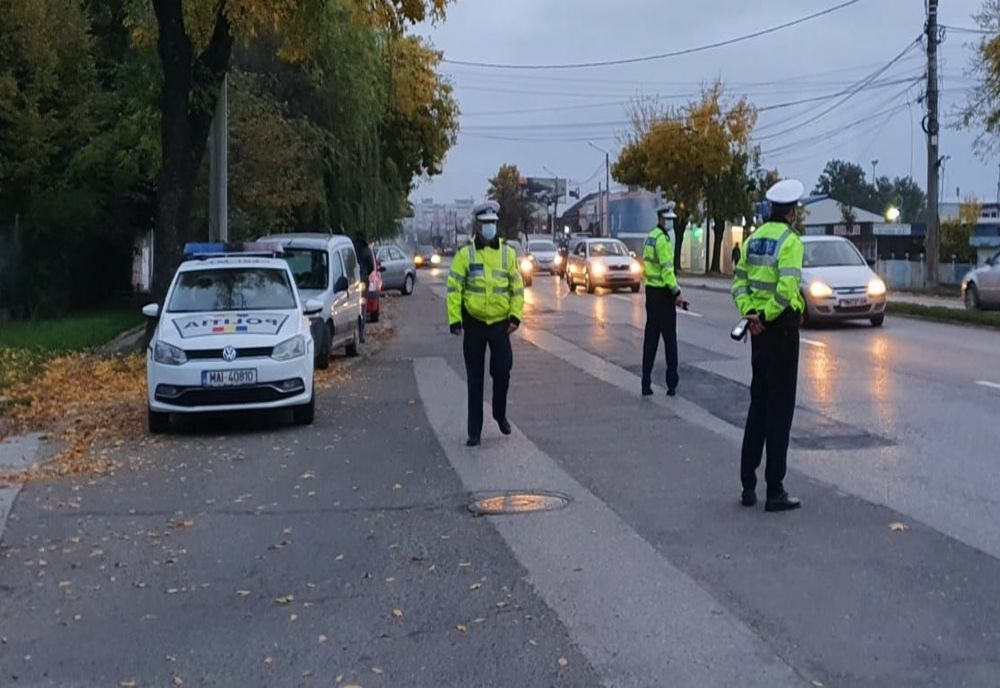 Incident rutier pe DN7, km 172, din Râmnicu Vâlcea