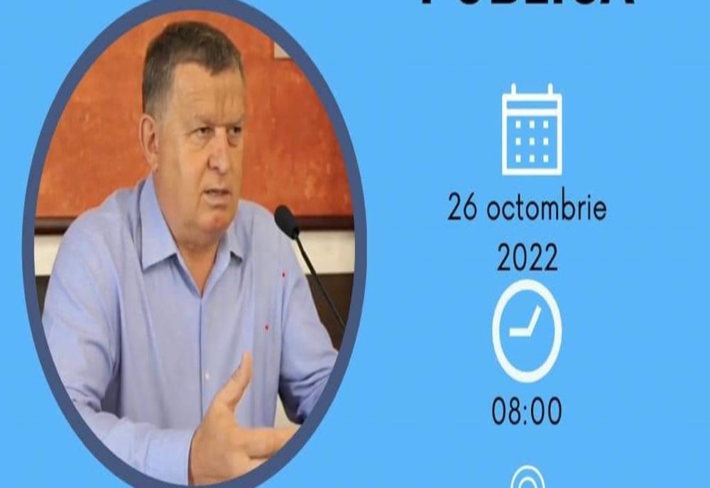 Primarul Râmnicului Mircia Gutău va participa la o întâlnire cu locuitorii orașului