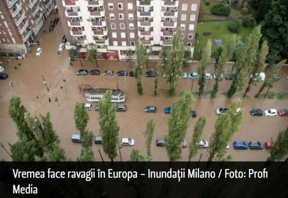 PRĂPĂD în Europa. Vreme extremă cu furtuni violente, inundații masive - Italia, Anglia, Franța, foarte afectate - Scene apocaliptice