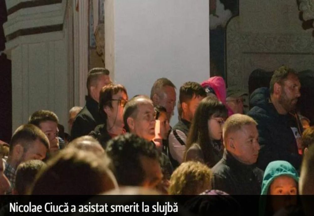 Nicolae Ciucă, imagine inedită. Liderul PNL, smerit, în noaptea de Înviere