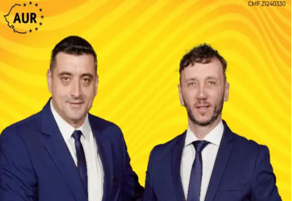 George Simion îl susține pe Vicențiu Mocanu, candidat AUR, la primăria Râmnicu Vâlcea