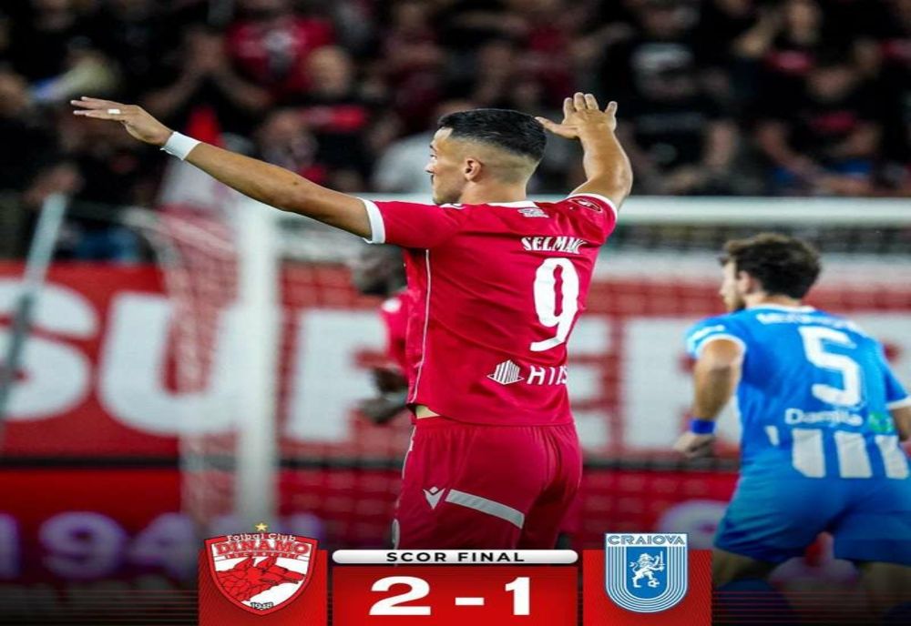 FOTBAL: DINAMO A ÎNVINS-O PE UNIVERSITATEA CRAIOVA (2-1) ÎN SUPERLIGĂ