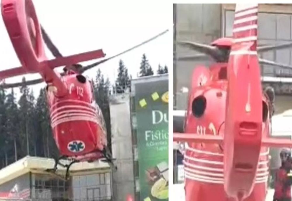 Intervenție a elicopterului SMURD pe pârtia din Voineasa