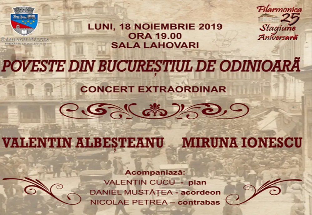 Micul Paris, reconstituit la filarmonica vâlceană 