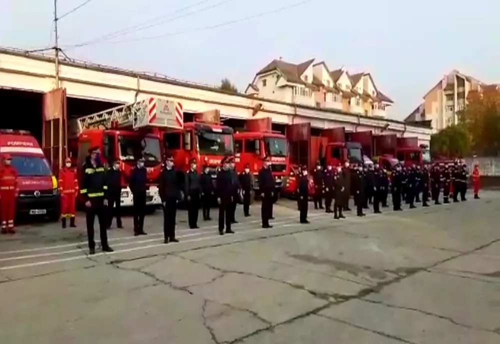 Moment de reculegere la ISU Vâlcea și Brașov pentru pompierul răpus de COVID-19